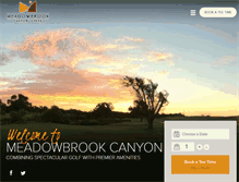 Tablet Screenshot of meadowbrooklubbock.com